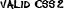 valid CSS2